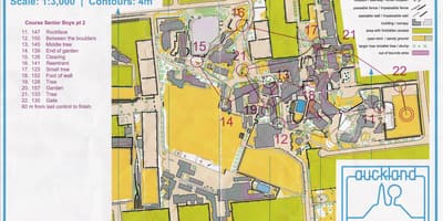 Карта на Epsom Окленд